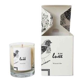 New by EJH Brand Luxe Wisteria Lilac Candle